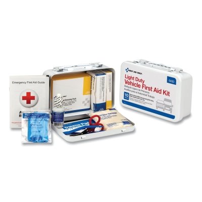 10 PERSON STEEL WEATHERPROOF FIRST AID K